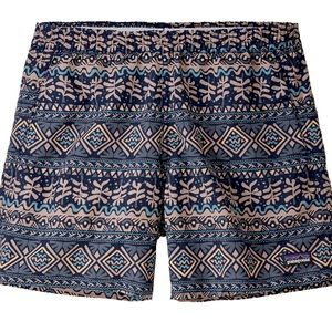 NWT Patagonia Women’s Baggies Shorts Mangrove Tiki: Tidepool Blue - 5"